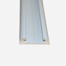 Truline 22mm Narrow White Aluminium Flat Trim